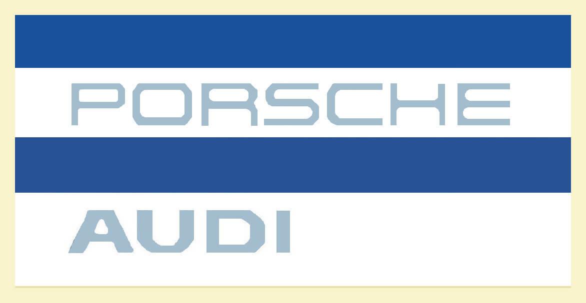 (image for) Porche - Audi Factory Sticker